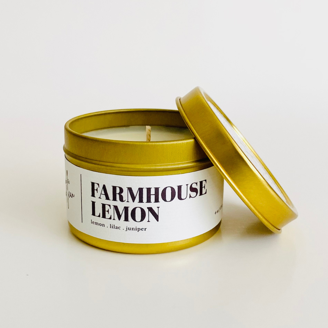 Farmhouse Lemon 4 oz tin