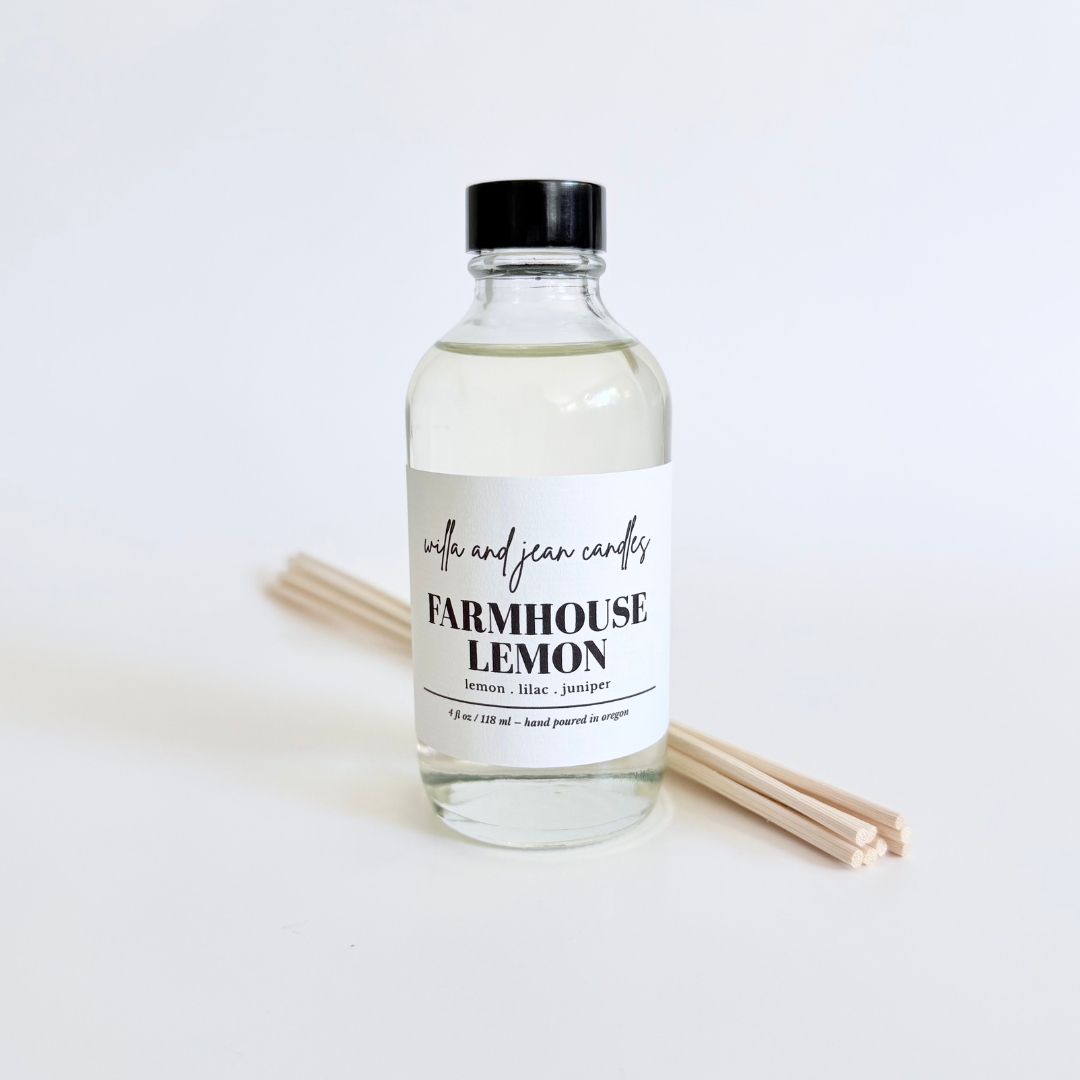 Farmhouse Lemon Reed Diffuser