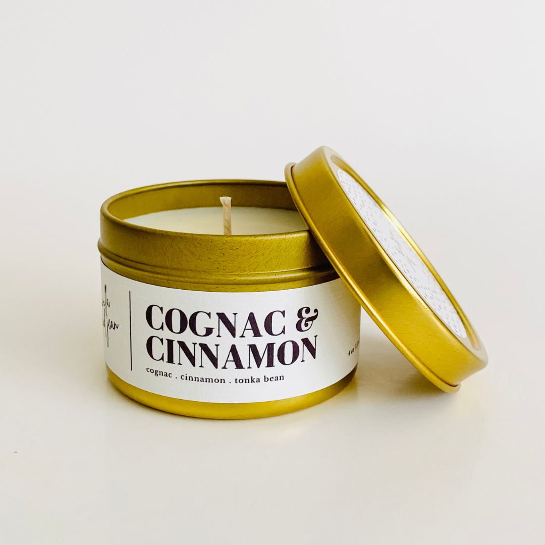 Cognac & Cinnamon 4 oz tin