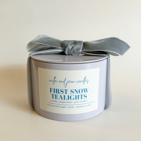 First Snow Tealights