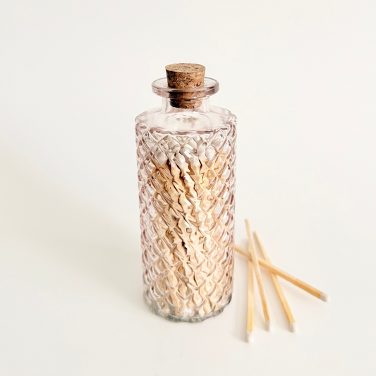 Pink Match Jar