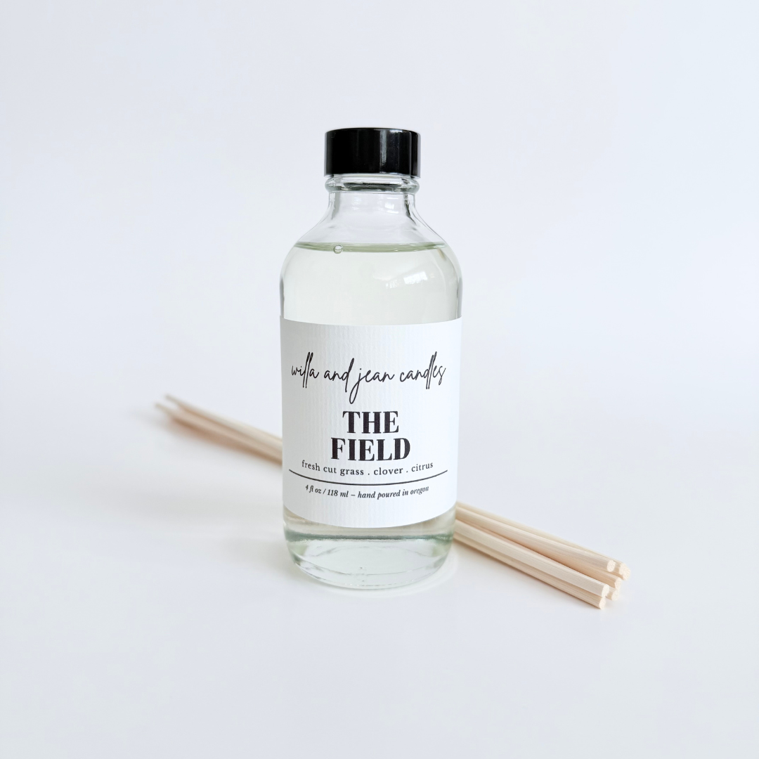 Field Diffuser The Field Reed Diffuser – Willa and Jean Candles